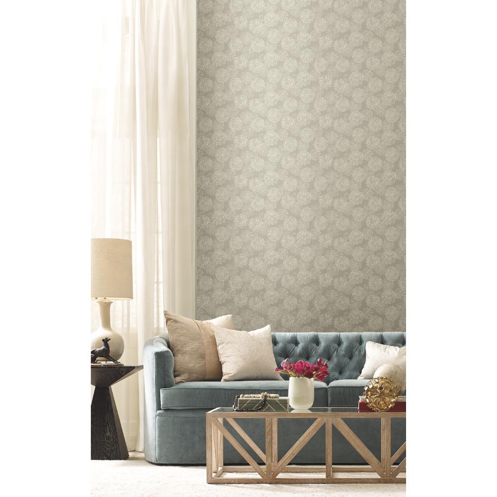 Candice Olson Grandeur Silver Wallpaper NA0580