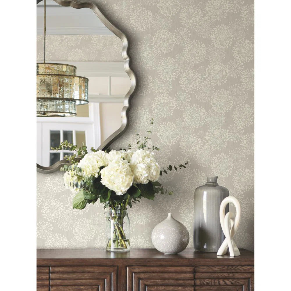 Candice Olson Grandeur Silver Wallpaper NA0580