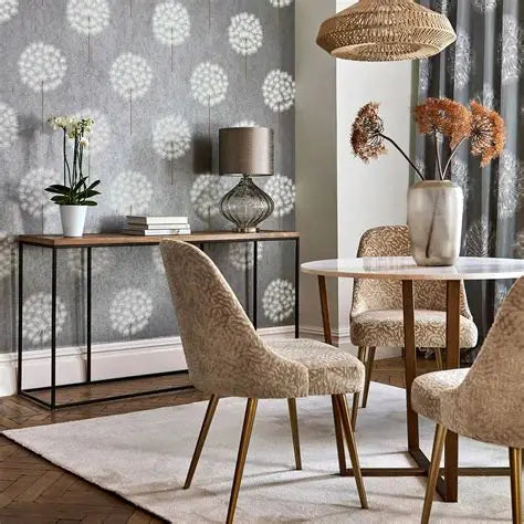 Harlequin Amity Silver/Chalk 111889 Wallpaper HPUT111889