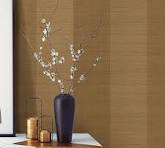 Kenneth James Yi Ze Brown Bronze Grasscloth Shangri La 63-54742