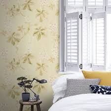 215709 Sanderson  chevron right Chestnut Tree  Coral/Bayleaf Wallpaper  DWOW215709