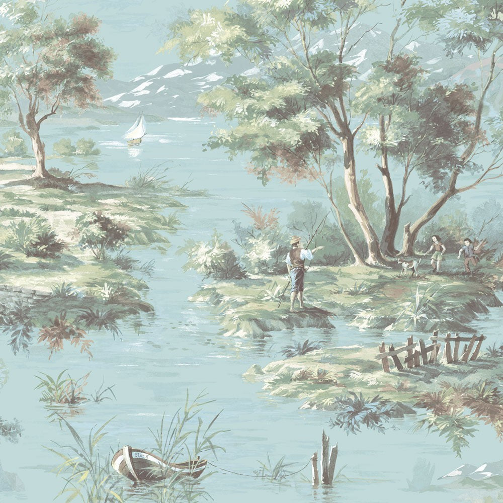 Manor House Toile Wallpaper MH36517