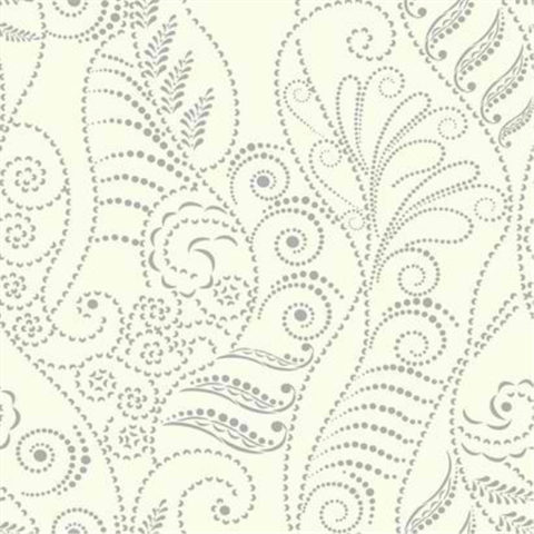Modern Fern Ivory Wallpaper CP1266