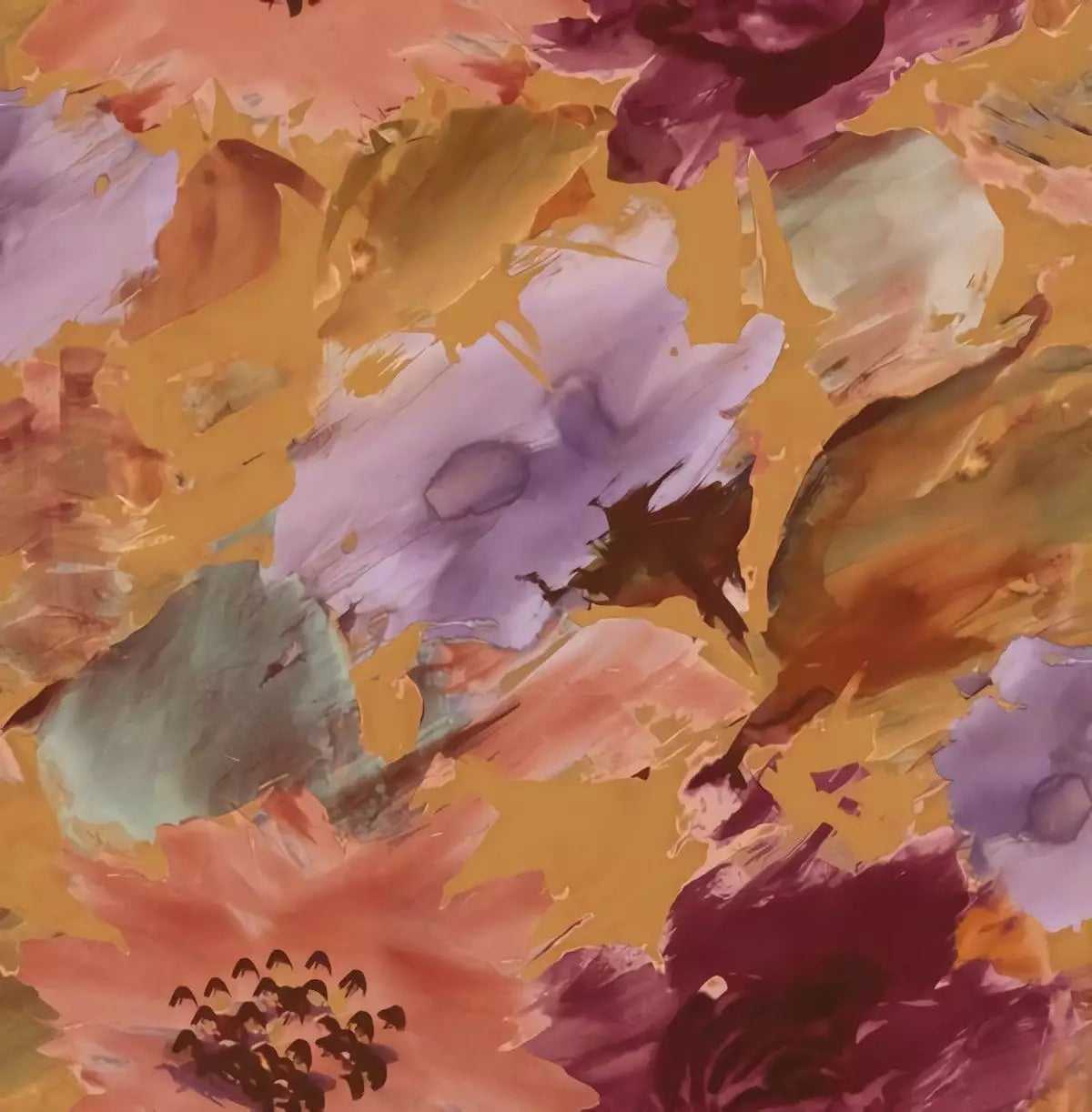 Living With Art Watercolor Floral Wallpaper LW40505