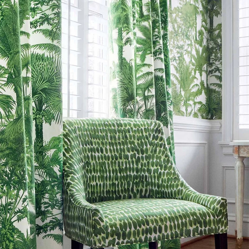 Thibaut Palm Botanical Emerald Green Wallpaper T10103/839T10103