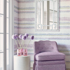 Thibaut Passage Melon and Turquoise Grasscloth T24139