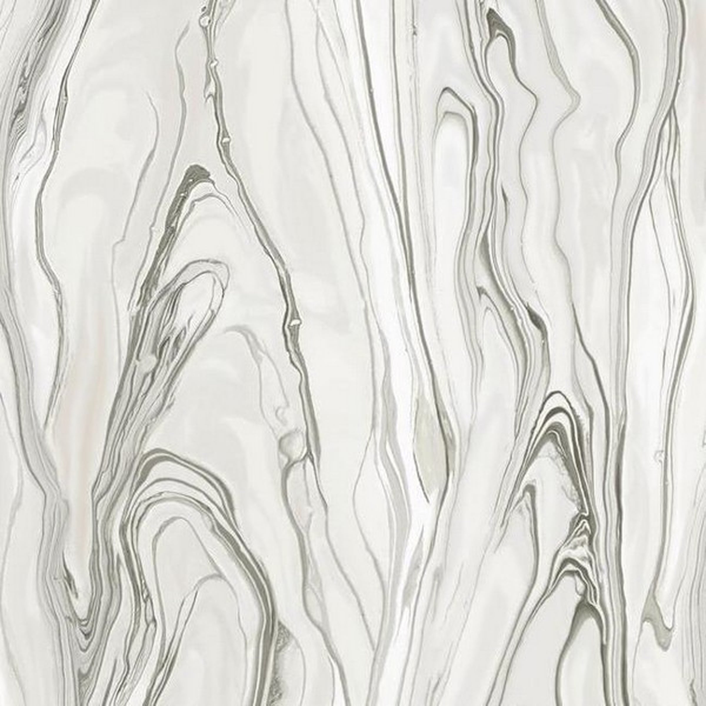 Light Grey Liquid Marble Wallpaper CL2573