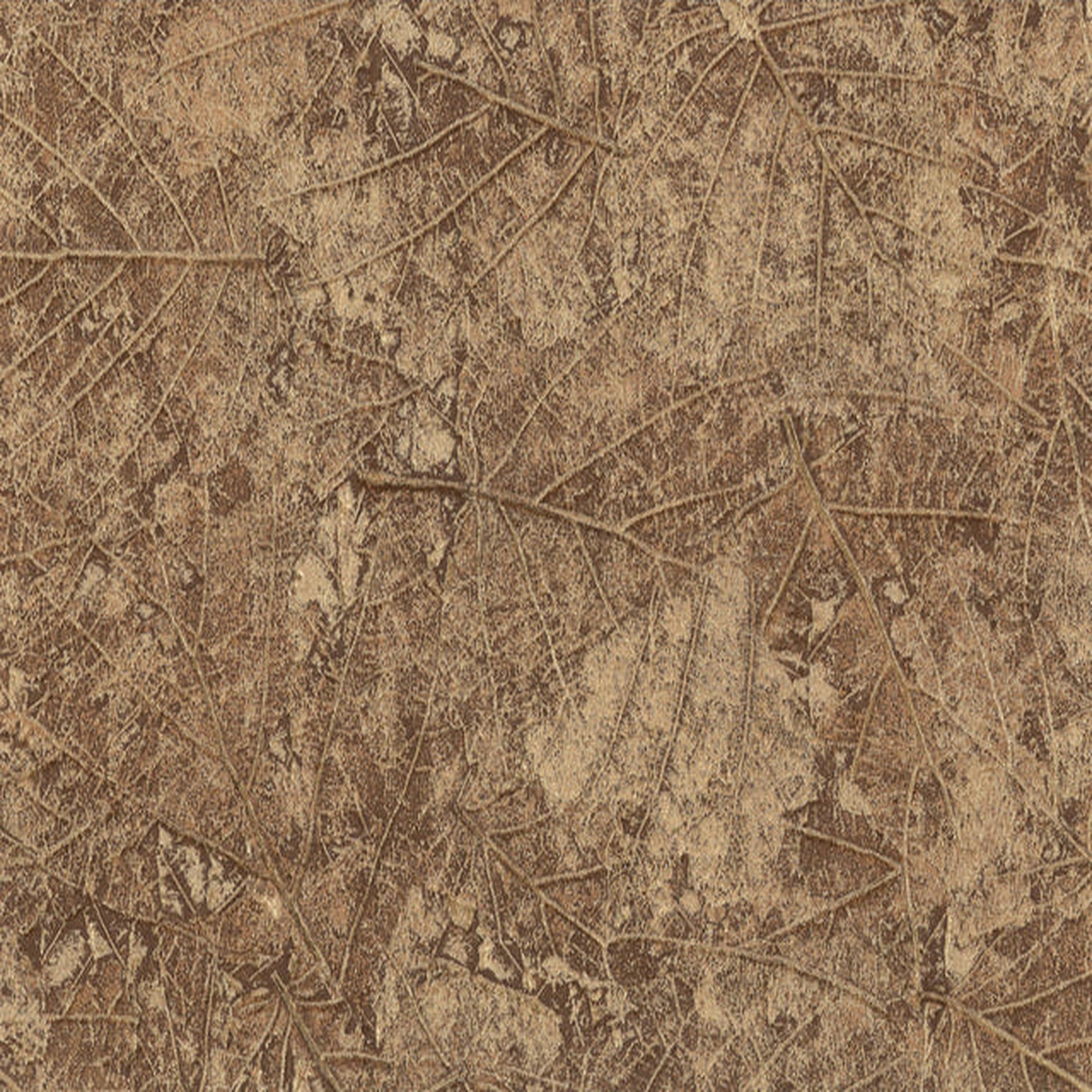 York Tossed Leaves Brown Wallpaper CL1809