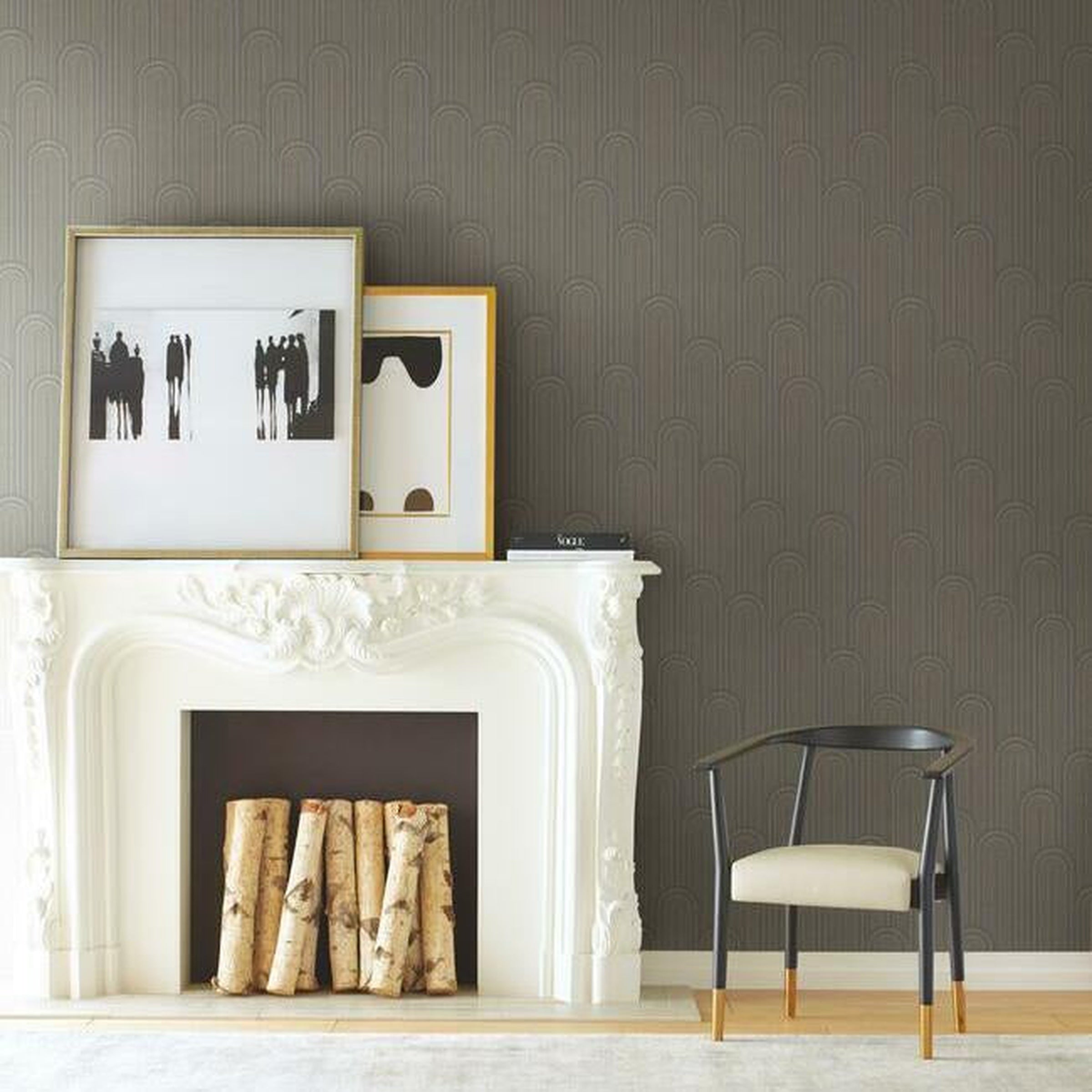 Speakeasy Wallpaper- Charcoal CA1541