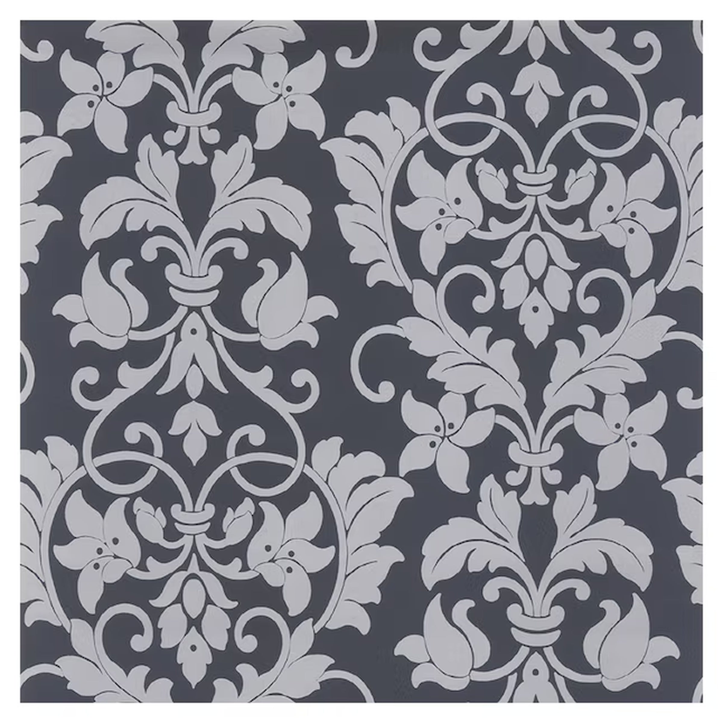 Norwall Heart Damask Wallpaper BK32073