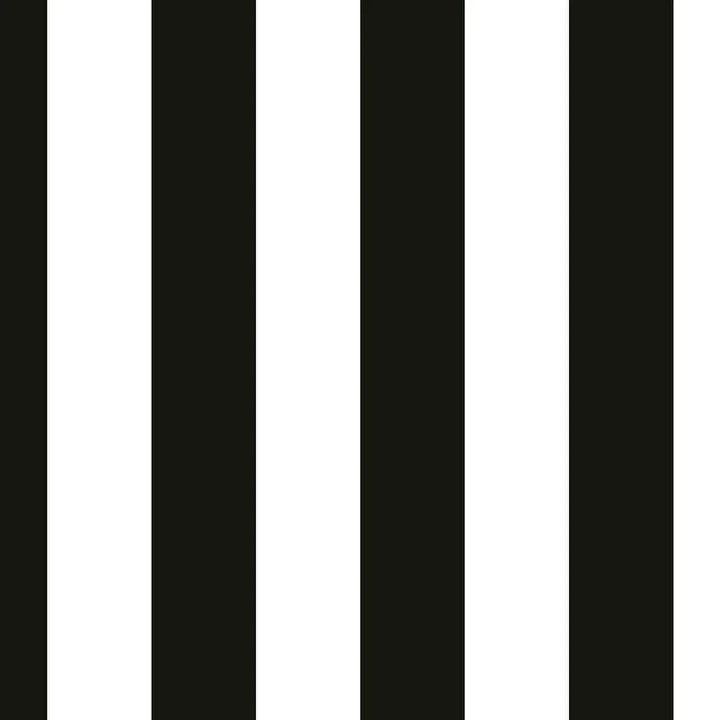 Norwall BW28748 Black And White 2.5 Inch Stripe Wallpaper