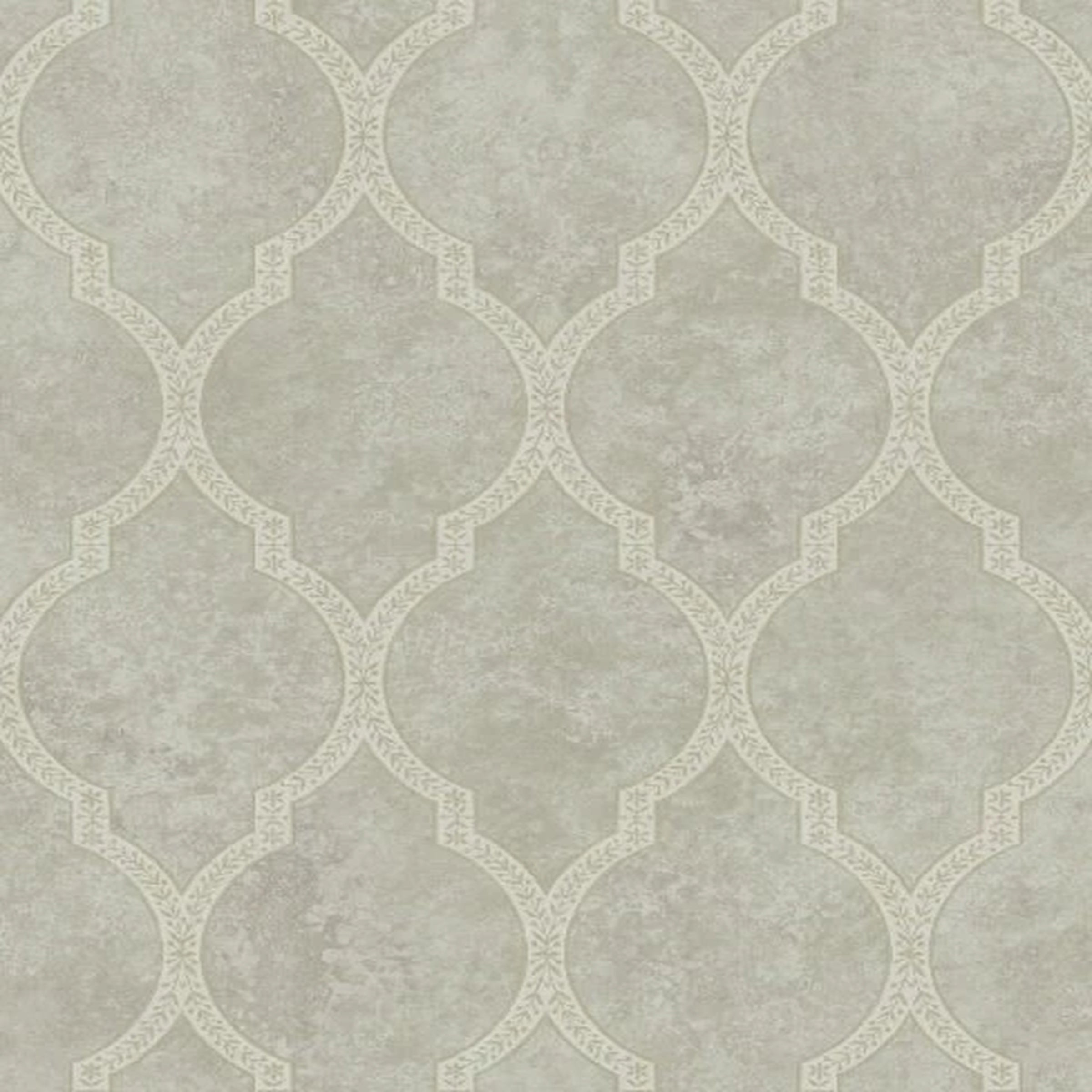 Traditional Beige Trellis Wallpaper TA91809