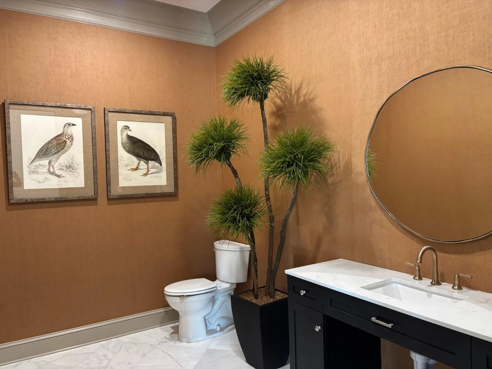 Lien Light Brown Grasscloth Shangri-La 63-54410