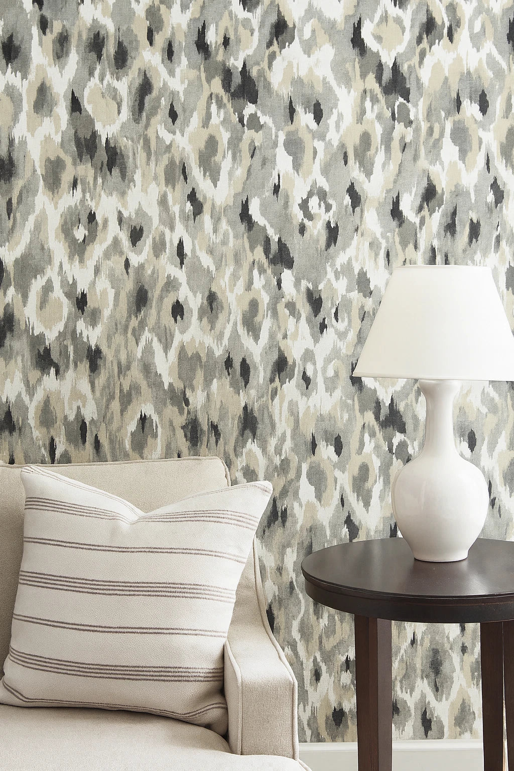 Black Tan Gray White Modern BL40600 Wallpaper