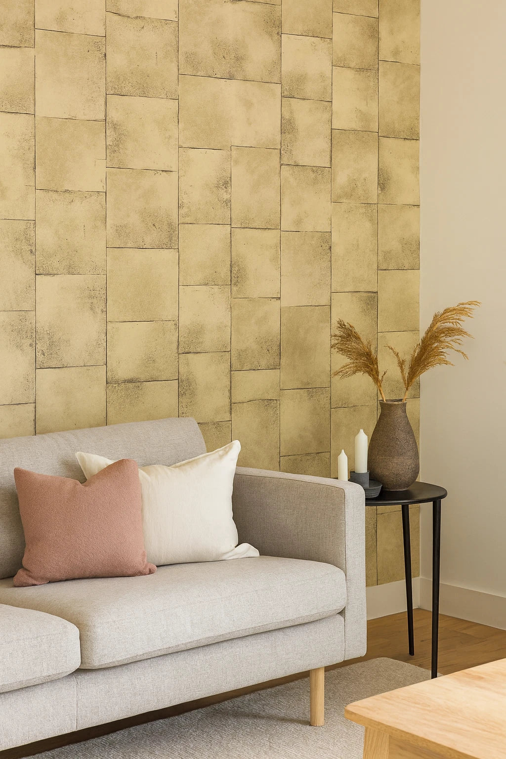 Ralph Lauren Empress Foil Tarnished Gold Wallpaper LWP65409