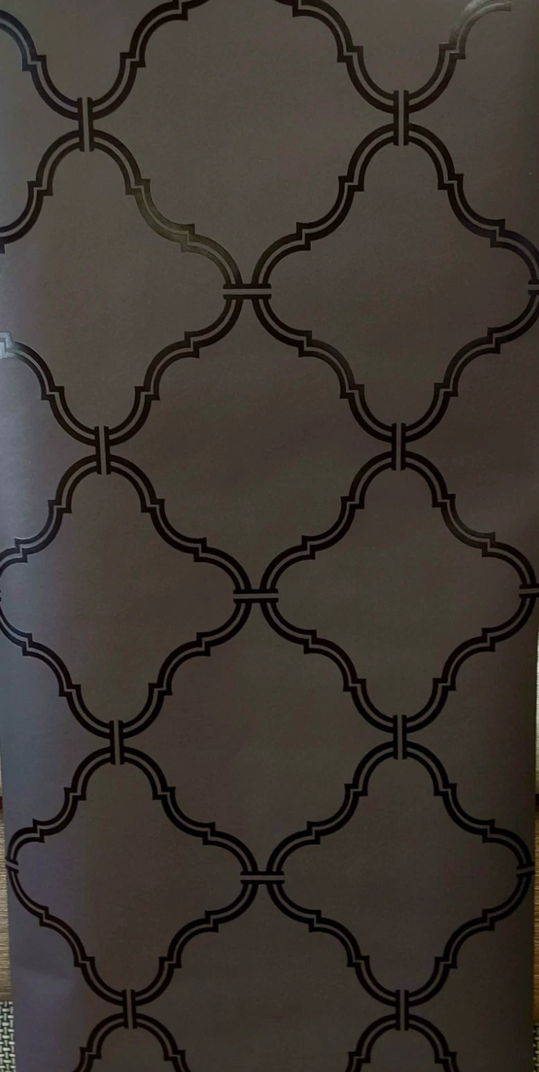 FD46950 BROWN GEOMETRIC
