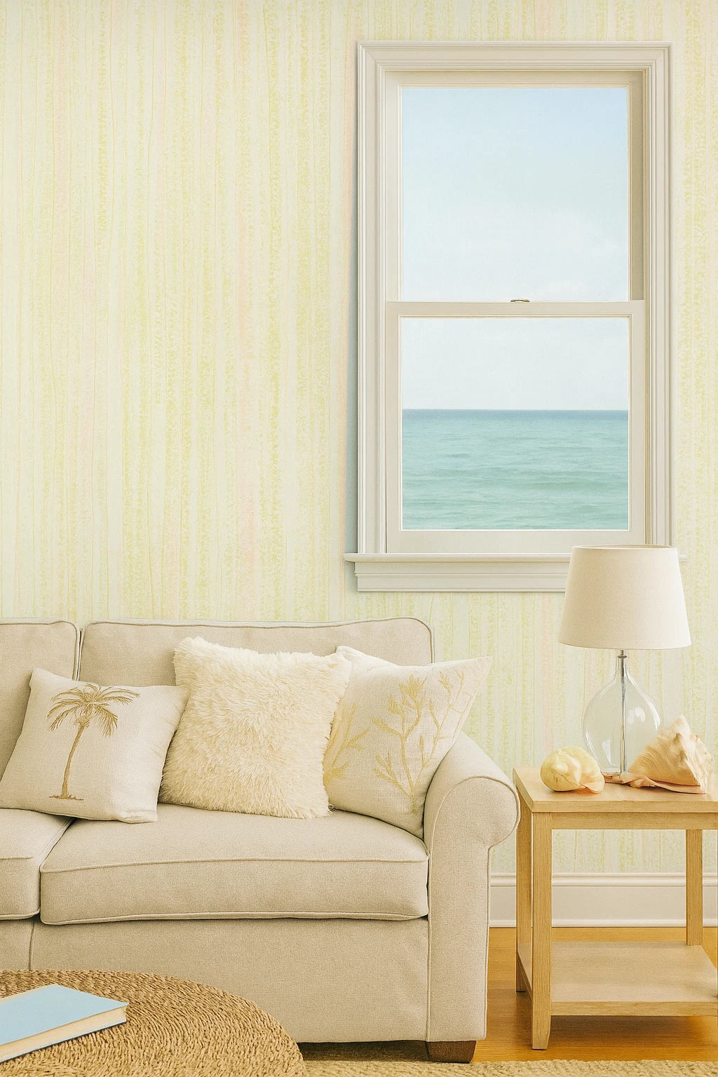 Antonina Vella Chartreuse  Wallpaper VV5874