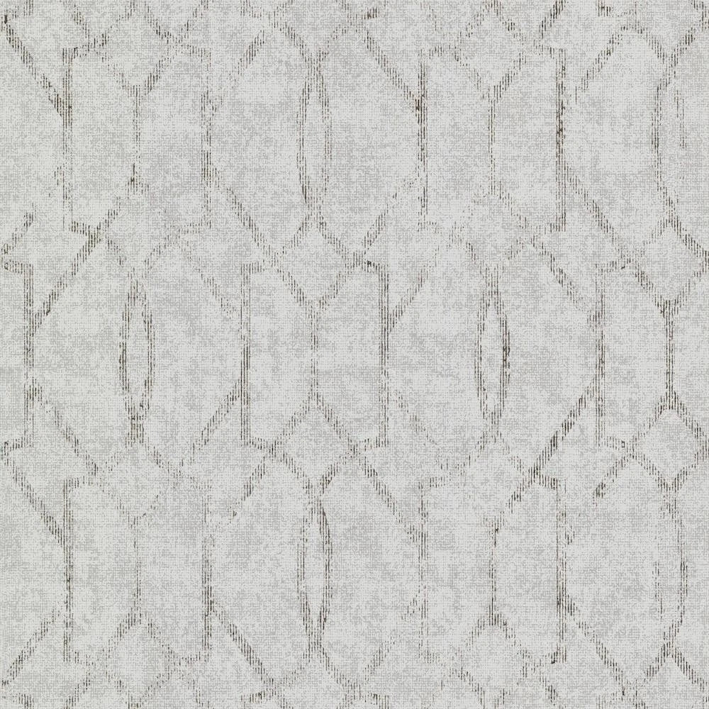 Brewster Platinum Geometric Trellis Silver AW86452/ 2976-86452