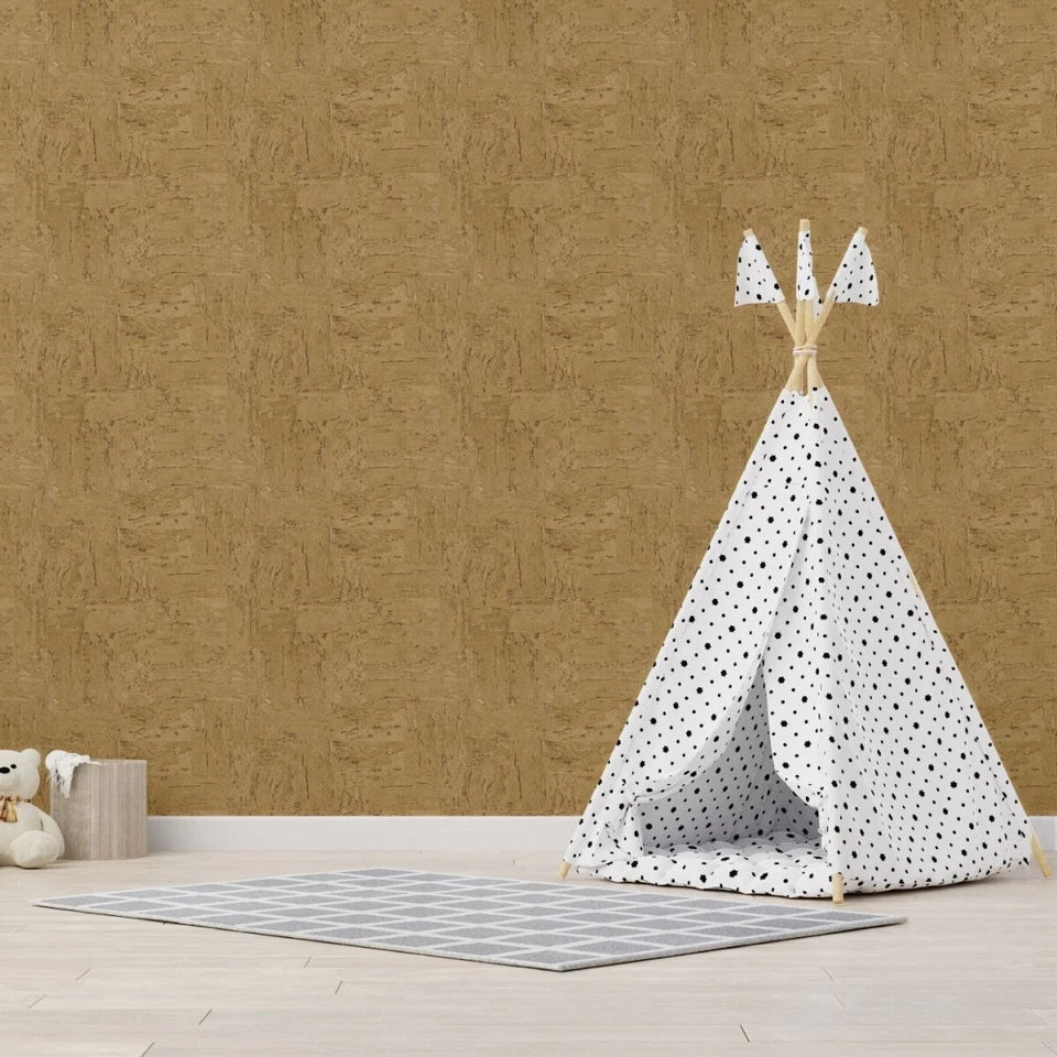 Faux Cork Vinyl by Rasch and Sancar 445794