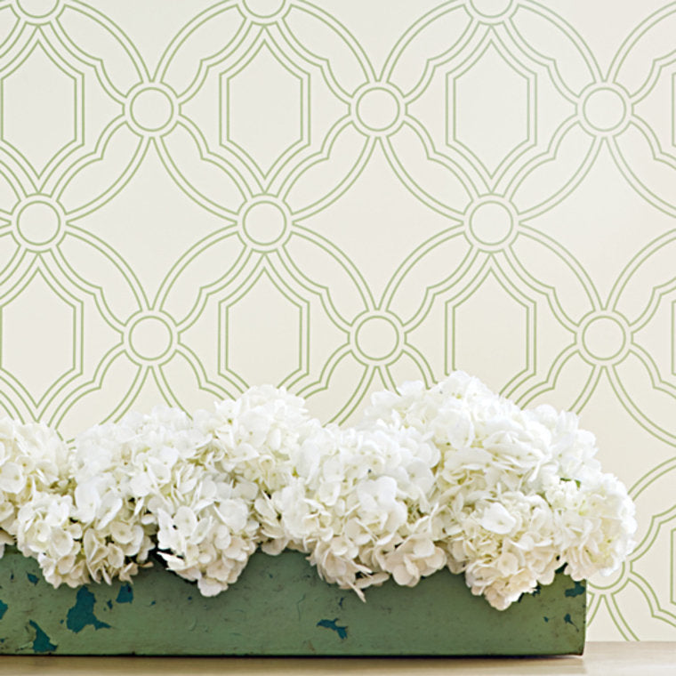 Anna French Roscoe Aqua Blue Wallpaper AT6125
