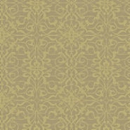 Printer's Guild Production Gold Damask Wallpaper GM10517