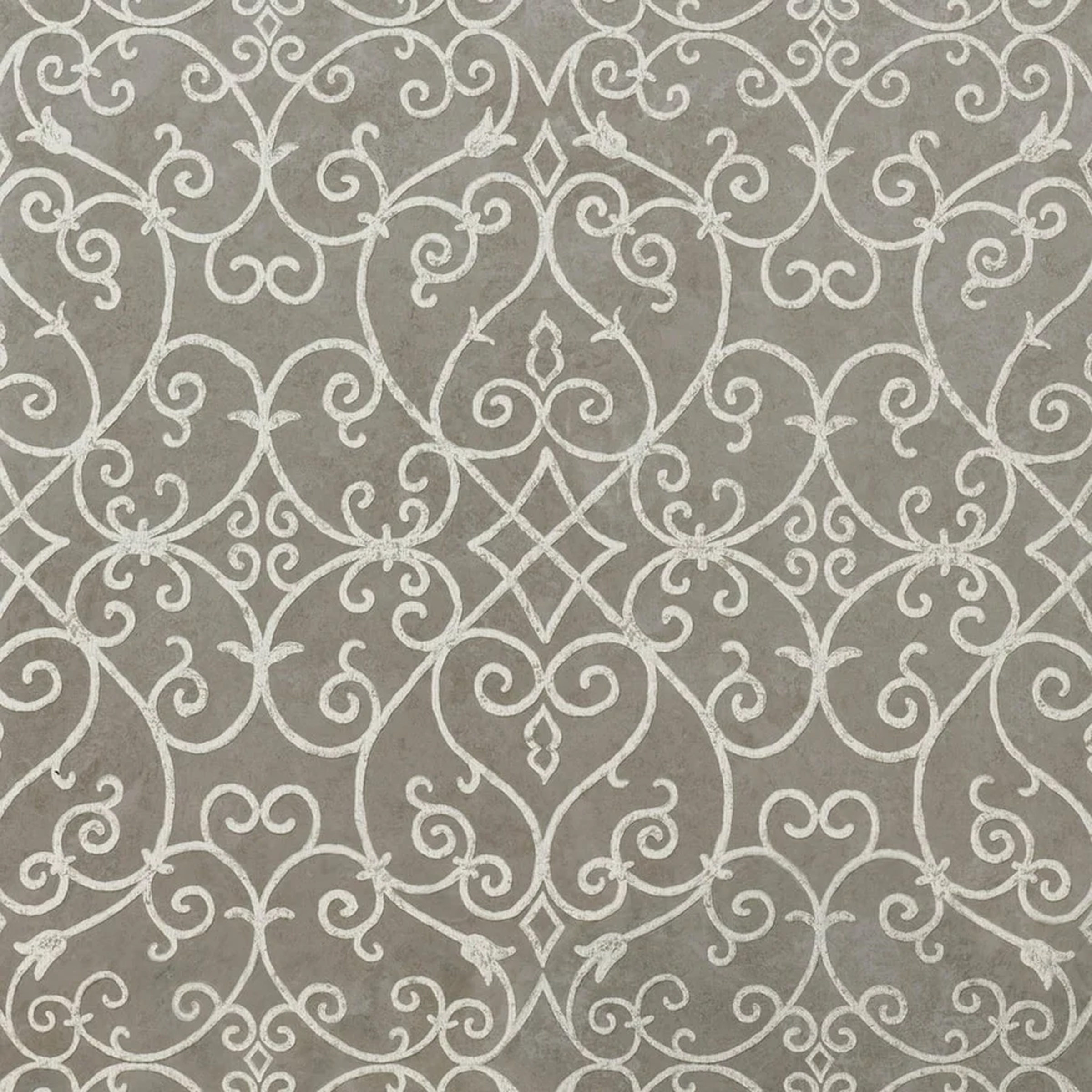 Thibaut Positano Silver Wallpaper T7690